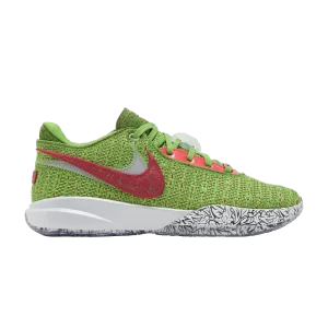 Nike LeBron 20 EP 'Stocking Stuffer' Vert pomme/Rouge université/Cramoisi brillant/Argent réfléchissant FJ4956 300