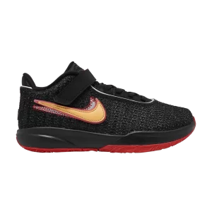 Nike LeBron 20 PS 'Trinity' Baskets Noir/Noir/Rouge université/Or université/Gris fumée clair DQ8648 001