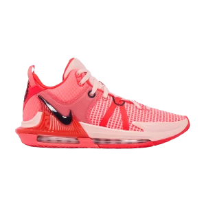 Nike LeBron Witness 7 'Bright Crimson' Cramoisi vif/Orange arctique/Ambre magique/Violet caverne DM1123 600