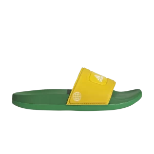 adidas LEGO x Adilette Slide J 'Equipment Yellow Green' Baskets Matériel Jaune/Blanc noyau/Vert GV8233