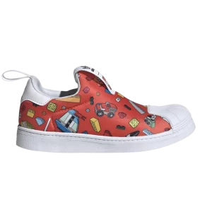 adidas Baskets LEGO x Superstar 360 J 'All Over Print' Nuage Blanc/Nuage Blanc/Nuage Blanc GX3286