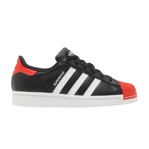 Baskets adidas LEGO x Superstar Big Kid 'Core Black Red' Noir/Blanc Nuage/Blanc Nuage GX3382