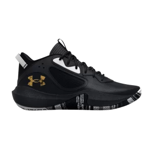 Baskets Under Armour Lockdown 6 GS 'Black Metallic Gold' Noir/Or métallisé 3025617 003