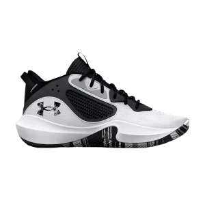 Baskets Under Armour Lockdown 6 GS 'White Black' Blanc/Noir 3025617 101