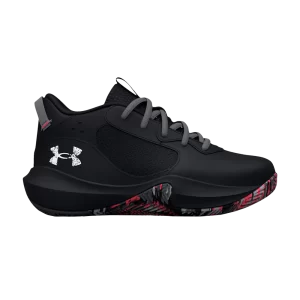 Under Armour Lockdown 6 PS 'Black Blitz Red' Baskets Noir/Blitz rouge 3025618 002