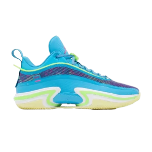 Luka Doncic x Air Jordan 36 Low PF 'Laser Blue' Baskets Bleu laser/Electro Magenta/Rose Prime/Vert électrique DN4195 430