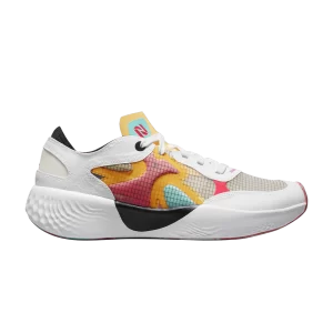 Air Jordan Luka Doncic x Jordan Delta 3 Low 'Nitro' Baskets Blanc/Noir/Turquoise dynamique/Rouge sirène DX1800 160