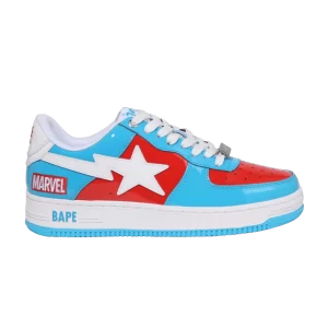 Baskets Marvel x Bapesta 'Captain America' Bleu 1I73191903