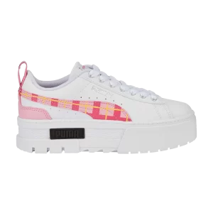 Puma Mayze '90s Prep AC Jr 'White Prism Pink' Baskets Blanc/Prism rose/Noir 386085 01