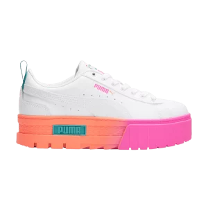 Puma Mayze Daybreak Jr 'White Luminous Pink' Baskets Blanc/Rose lumineux 388313 01
