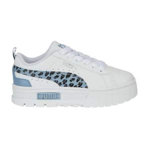 Puma Mayze Little Kid 'Wild' Baskets Blanc/Bleu lavage 385697 03
