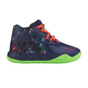Baskets Puma MB.01 Little Kid 'Galaxy 'Bleu électrique/Vert Gecko 385729 07