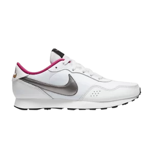 Nike MD Valiant GS 'White Metallic Pewter' Blanc/Blanc sommet/Noir/Étain métallique CN8558 105