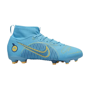 Nike Mercurial Superfly 8 Academy MG GS 'Blueprint Pack' Bleu chlore/Marina/Orange laser DJ2854 484