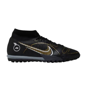 Nike Mercurial Superfly 8 Academy TF 'Shadow Pack' Noir/Argent métallique/Cendré moyen/Or métallique DJ2878 007