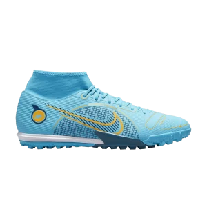 Nike Mercurial Superfly 8 Academy TF 'Chlorine Blue' Bleu chlore/Marina/Orange laser DJ2878 484