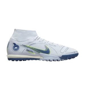 Nike Mercurial Superfly 8 Academy TF 'Grey Light Marine' Gris football/Marine clair/Volt/Bleu marine marina DJ2878 054
