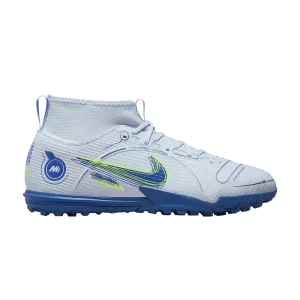 Nike Mercurial Superfly 8 Academy TF GS 'Football Grey Dark Marina Blue' Gris football/Marine clair/Volt/Bleu marine marina DJ2864 054