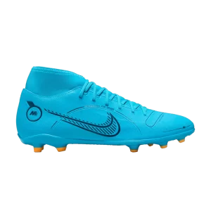Nike Mercurial Superfly 8 Club MG 'Blueprint Pack' Bleu chlore/Orange laser DJ2904 484