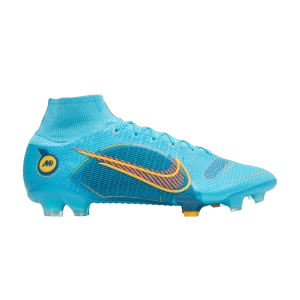 Nike Mercurial Superfly 8 Elite FG 'Blueprint Pack' Bleu chlore/Marina/Orange laser DJ2839 485