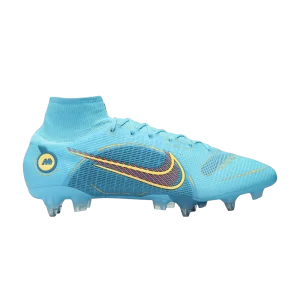 Nike Mercurial Superfly 8 Elite SG Pro AC 'Blueprint' Bleu chlore/Marina/Orange laser DJ2840 484