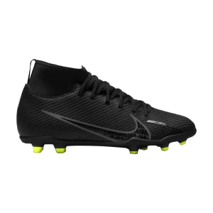 Nike Mercurial Superfly 9 Club FG MG GS 'Shadow Pack' Noir/Blanc sommet/Volt/Gris fumée foncé DJ5959 001
