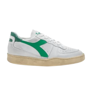 Baskets Diadora Mi Basket Low Used 'White Verdant Green' couleur blanc/vert 201 179043 C6834