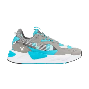 Puma Minecraft x RS-Z Jr 'Diamond Block' Baskets Griffin/Océan hawaïen 385650 02
