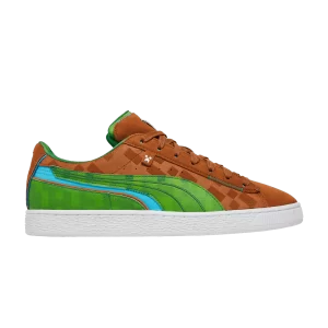 Puma Minecraft x Suede 'Grass Block' Baskets Monk Marron/Vert fougère 386290 01