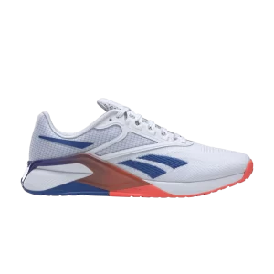 Reebok Nano X2 'White Vector Blue Gradient' Baskets Chaussures blanches/Vector bleu/Orange points forts GX9913