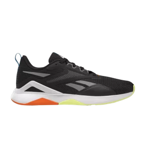 Reebok Nanoflex TR 2.0 'Black Orange Lime' Noir/Gris pur/Orange Smash HP6107