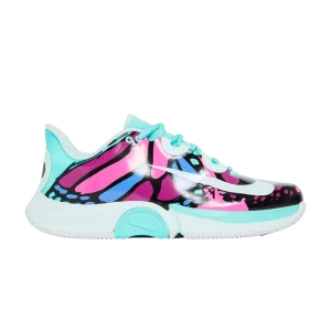 Naomi Osaka x Wmns NikeCourt Air Zoom GP Turbo 'Butterfly' Baskets Turquoise dynamique/Noir/Laser Fuchsia/Sarcelle DV4327 411