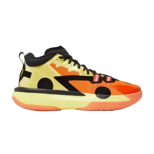 Air Jordan Naruto x Jordan Zion 1 SP PF 'Kyuubi' Baskets Jaune Électrique/Orange Alpha DQ5569 780