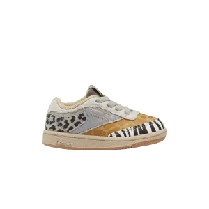 Reebok National Geographic x Club C Baskets 'Animal Print' pour tout-petits Bunting/Sand Stone/Soft Camel GY2068