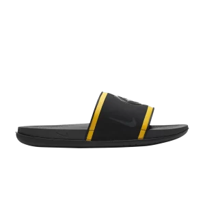 Nike NFL x OffCourt Slide 'Pittsburgh Steelers' Noir/Or université/Noir/Anthracite DD0547 001