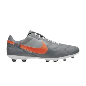 Nike Premier 3 FG 'Smoke Grey Safety Orange' Gris fumée/Gris fumée clair/Voile/Orange sécurité AT5889 003
