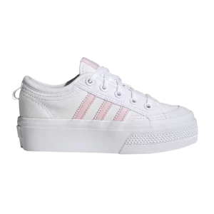 adidas Nizza Platform J 'White Clear Pink' Baskets Blanc Nuage/Pur Rose/Blanc Nuage GY9976