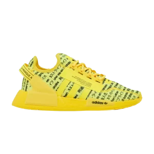Baskets adidas NMD_R1 V2 J 'All Over Print' Jaune faisceau/Jaune faisceau/Noir couleur FZ6236