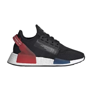 adidas NMD_R1 V2 J 'Core Black' Couleur noire/Couleur noire/Blanc nuage GW3553