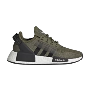 adidas NMD_R1 V2 J 'Focus Olive' Baskets Olive en Focus/Couleur Noir/Nuage Blanc HP2951
