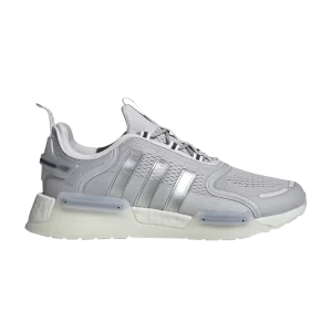 Baskets adidas NMD_V3 'Light Grey Silver Metallic' Gris clair/Argent métallique/Blanc cristal HQ4446