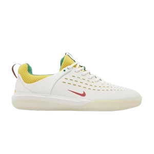Nike Zoom Nyjah 3 Premium SB 'Rastafarian' Blanc sommet/Jaune tour/Vert chanceux/Noir DO9403 100