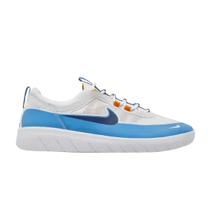Nike Nyjah Free 2 SB 'White Dutch Blue' Bleu néerlandais/Coucher de soleil/Blanc sommet/Marine BV2078 402