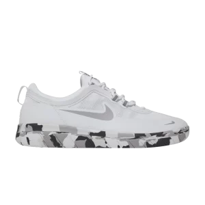 Nike Nyjah Free 2 SB 'White Grey Camo' Blanc/Gris tonnerre/Gris large/Gris atmosphérique BV2078 107