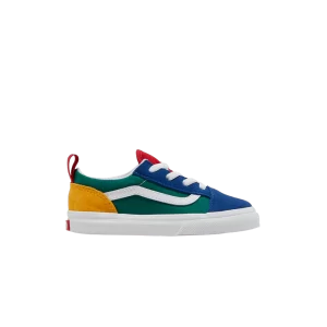 Vans Old Skool Elastic Lace Baskets 'Yacht Club' pour Enfant Bleu/Vert/Jaune VN0A4TZOR1Q
