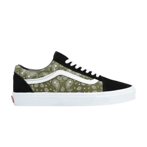Vans Old Skool 'Paisley - Black Olive' Baskets Noir/Olive VN0A5JMIBKO