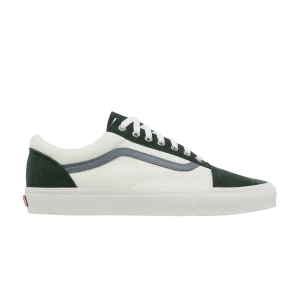 Vans Old Skool 'Varsity Canvas - Green' Baskets Bleu/Vert VN0A5JMIBLG