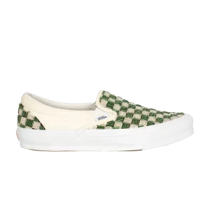 Vans One Block Down x Classic Slip-On LX 'Dog Days – Grass' Baskets Herbe verte VN0A45JKT0A OBD 0011 000 C0013