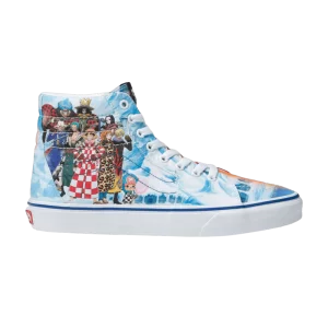 Vans One Piece x Sk8-Hi 'Punk Hazard' Baskets Bleu VN0007NS448