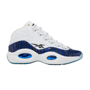 Reebok Panini x Question Mid 'Tiger Prizm' Baskets Chaussures blanc/Classic cobalt/Noir HQ1097